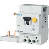 Residual-current circuit breaker trip block for FAZ, 63A, 3p, 100mA, type AC