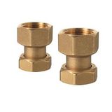 ALG15.252B - Brass fitting G 1" / Rp 1", set of 2