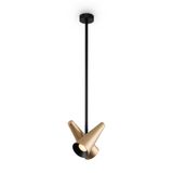 Modern Giro Pendant lamp Brass