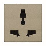 N2239 CV Socket outlet multi-std Champagne - Zenit