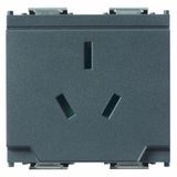 2P+E 10A Australian SICURY-outlet grey