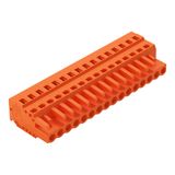 1-conductor female connector CAGE CLAMP® 2.5 mm² orange