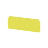 Partition plate (terminal), 79.4 mm x 30.5 mm, yellow