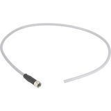 M8 Cable Assembly 4-poles st/- f/- 20,0m