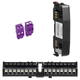 Push terminals - 2 way - purple - pack of 50