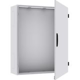 TL209S Wall-mounting cabinet, Field Width: 2, Number of Rows: 9, 1400 mm x 550 mm x 275 mm, Isolated, IP55