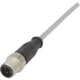 M12 Cable Assembly A-cod st/- m/- 10,0m