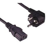 Powercord Schuko - C13 female, Black, 1.8m