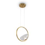 Modern Lunare Pendant lamp Brass