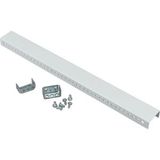 Strip for snap-on cover, HxW=650x1000mm, grey