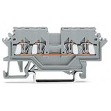 4-conductor through terminal block 1.5 mm² suitable for Ex i applicati