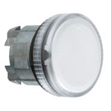 Harmony XB4, Pilot light head, metal, clear, Ø22, plain lens for BA9s bulb