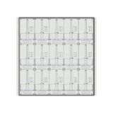 Meter box insert 3-rows, 15 meter boards / 24 Modul heights