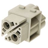 Han 100A crimp module, female