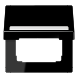 Hinged lid with inscription field LS990BFNAKLSW