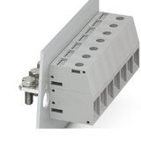 Panel feed-through terminal block