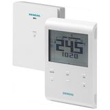 RDE100.1RFS - Wireless room thermostat with auto timer, incl. receiver