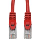 Patchcord RJ45 shielded, Cat.5e, PVC, red, 0.5m