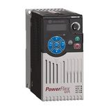 Allen-Bradley 25A-V1P6N104 PowerFlex 523 AC Drive, 120 VAC, 1 Phase, 0.25 HP, 0.2 kW Heavy Duty, Frame A, IP20 NEMA / Open Type, No Filter