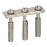 Bar Viking 3 - for screw terminal block - equipotential - 12 blocks / pitch 10