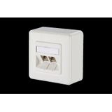 E-DAT modul 2 port AP Cat.6A, pure white