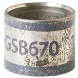GSB670 TWO-PIECE INNER SLV CONN SILVER RND