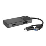 USB 3.0 Type A and C to HDMI & VGA Converter Connect an HDMI® or VGA display to the USB 3.0 Type A or Type C port