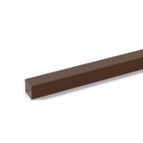 LE 2020 brn  Channel LE, for cable storage, 2000x20x20, Brown RAL 8014, Polyvinyl chloride