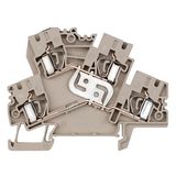 Multi-tier modular terminal, Tension-clamp connection, 4 mm², 800 V, 3