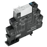 Relay module, 24 V DC ±20 %, Green LED, Free-wheeling diode, Reverse p