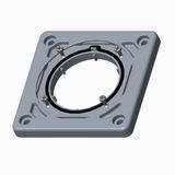 Mounting Flange 100A Industrial Plug and Socket Accessory