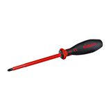 1000V insulated Pozidriv cross-head screwdriver, 195mm PZ2