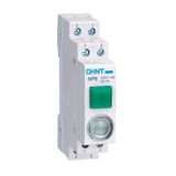 Push button with LED pilot 24Vac 1NO+2NC Green (NP9-PPV12-24)