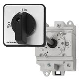 Main Switch 2p. 32A, 600VDC, base mounted