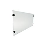 19" blank panel SnapIn 2U steel RAL7035 lightgrey PU5