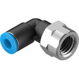 QSLF-1/4-6-B Push-in L-fitting