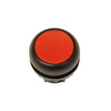 Pushbutton, RMQ-Titan, Flat, momentary, red, Blank, Bezel: black