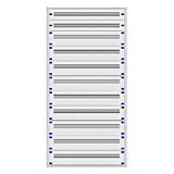 Distribution board insert KVN 40mm, 4-42K, 11-rows