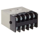 Power Relay, 3PST-NO/SPST-NC, W-bracket mounting, 25 A, 24 VDC
