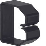 Cable retaining clip made of PVC for LKG 50x50mm black