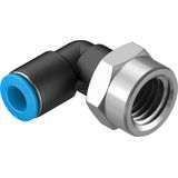 QSLF-3/8-8-B Push-in L-fitting