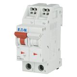 Miniature circuit breaker (MCB) with plug-in terminal, 4 A, 1p+N, characteristic: B