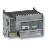 PLC, 24 VDC supply, 24 x 24 VDC inputs, 16 x NPN outputs 0.3 A, 4 x an