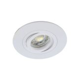 Helium Plus Recessed Tilting Light White