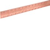 Copper rail quadro 80x10 L1750 mm