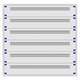 Distribution board insert KVN 60mm, 5-24K, 6-rows