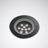 Ground-recessed luminaires Lutera 200 Lens Black around ET 16W 1350lm rotationally sym. wide (RB) IP68 IK10 3 SDCM