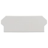 Separator plate 2 mm thick oversized light gray