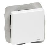 Rocker IP44, active white, glossy, System M