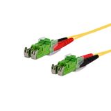 OpDAT patch cord E2000-D APC/E2000-D APC OS2, 2.0 m